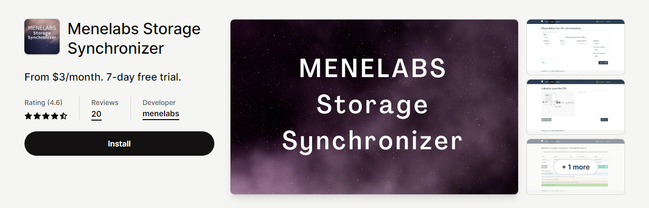 Menelabs Storage Synchronizer